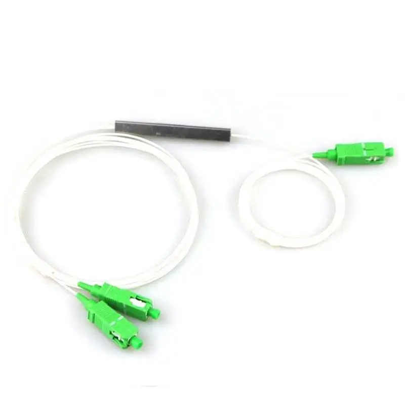 10pcs 1X2 sc upc apc gpon fiber optic plc splitter optical divisor de fibra 1/2 |