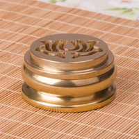 6pcs pure copper lotus type incense seal burner for incenseencens incienso aroma burner compilation