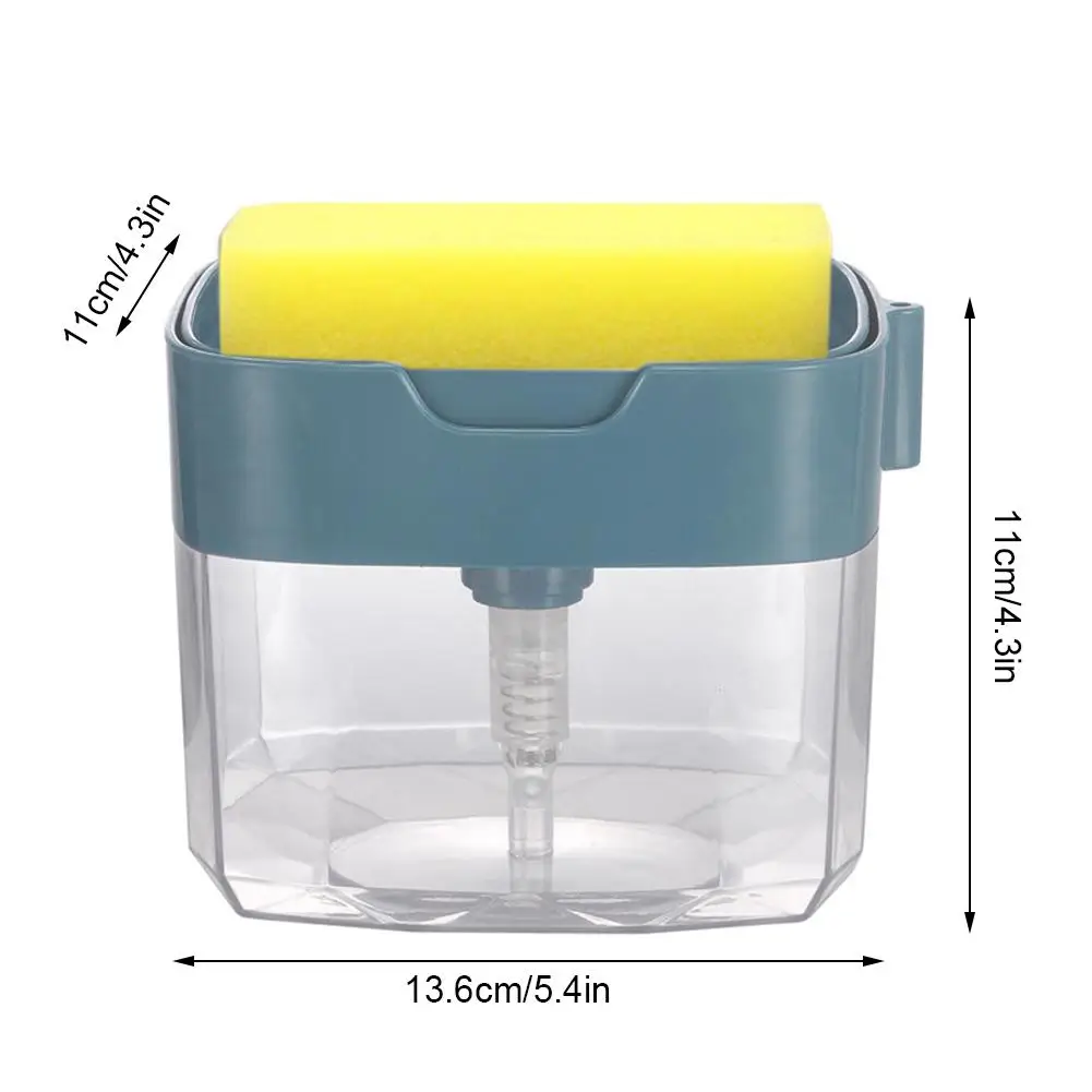 2 в 1 с дозатором мыла держателем губки дозатор жидкого контейнер ручная Пресс