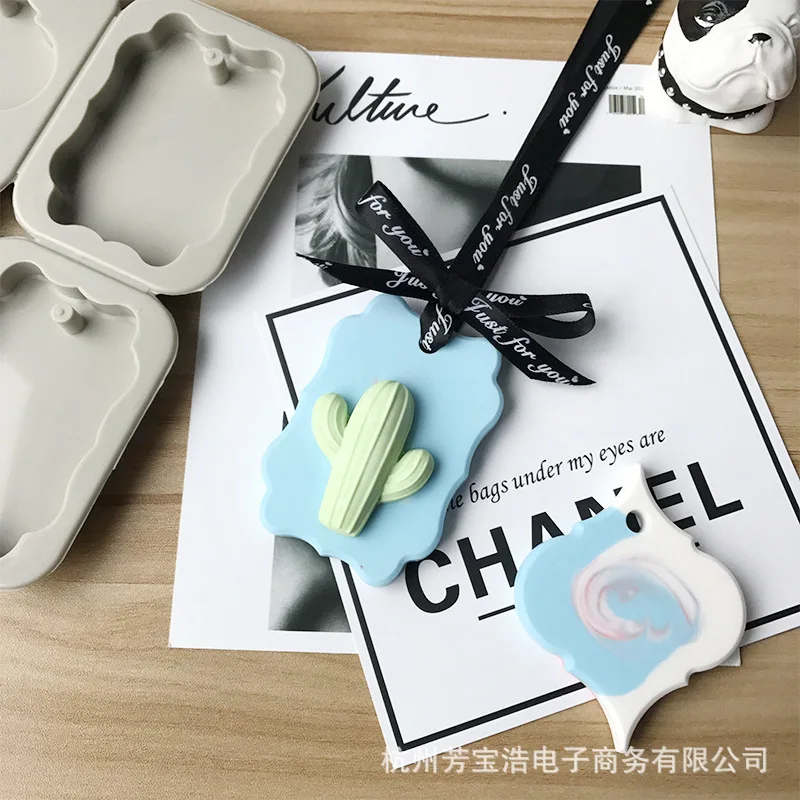 Ароматерапия гипсовый порошок форма высокой плотности для украшения автомобиля