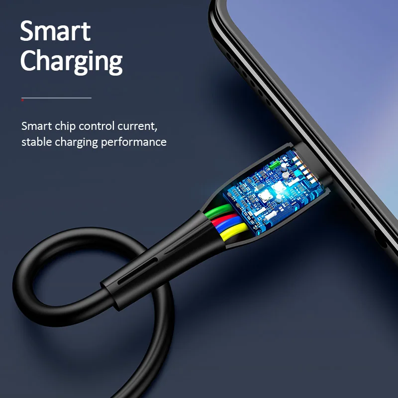 USAMS Micro USB Cable 4A Fast Charging Sync Data Mobile Phone Charger For Samsung Xiaomi Sony HTC LG Android Cables | Мобильные