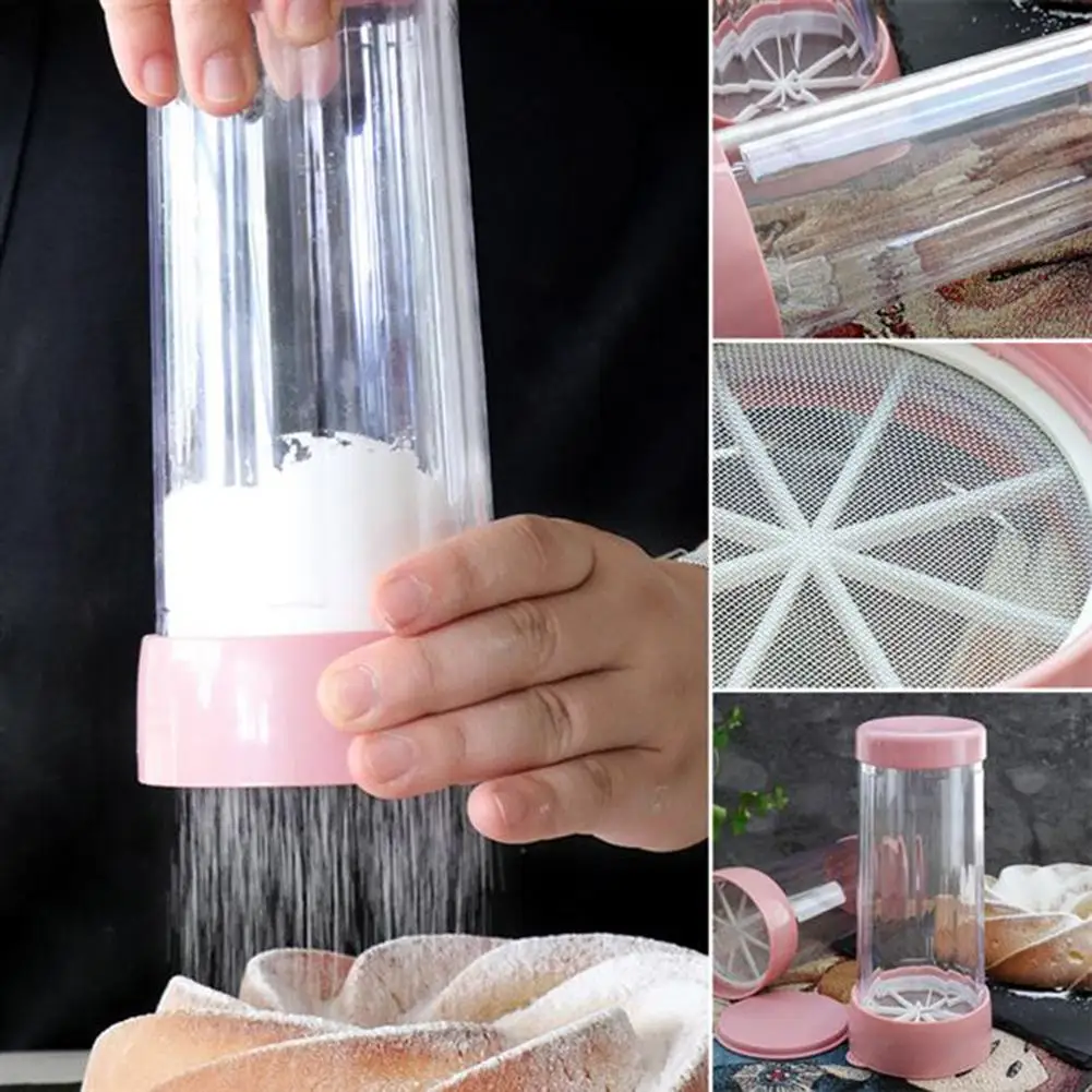 Manual Fine Mesh Sieve Cup Flour Powder Sifter Kitchen DIY Cooking Baking Tool tamizador de harina flour sieve kitchen dining | Дом и сад