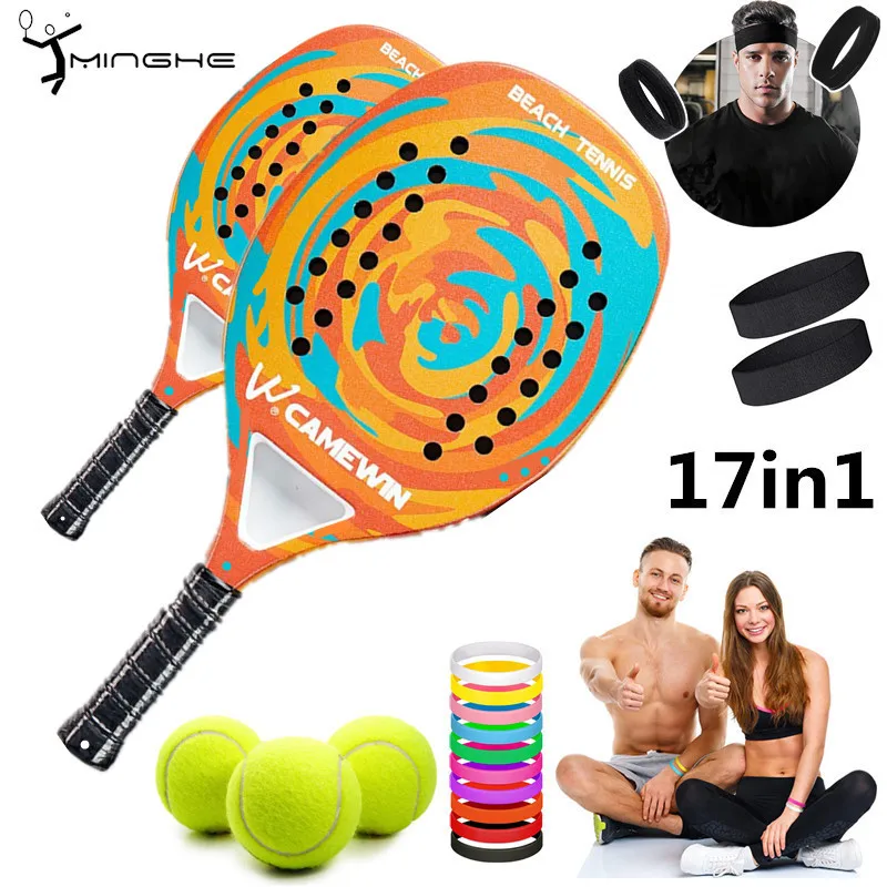 В наличии ракетка для пляжного тенниса ремень из углеродного волокна EVA с пенным