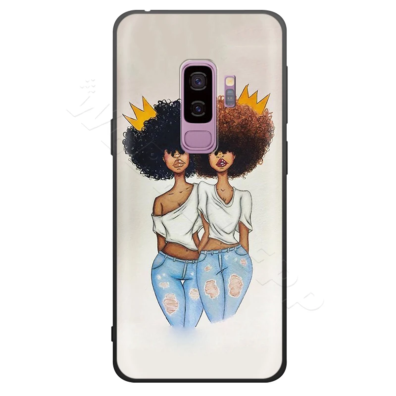 Webbedepp 2 бунц меланина попсовое чехол для Samsung Галактики S7 S8 S9 S10 Edge Plus Note 10 8 9 A10 A20 A30