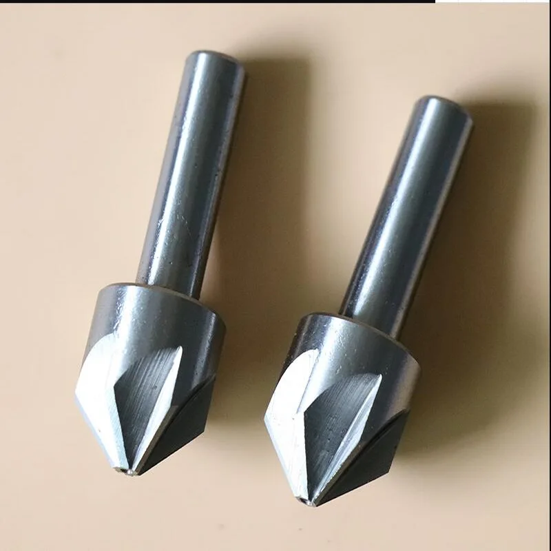 Бесплатная доставка 1 шт. резчик фаски с прямым хвостовиком несколькими краями из