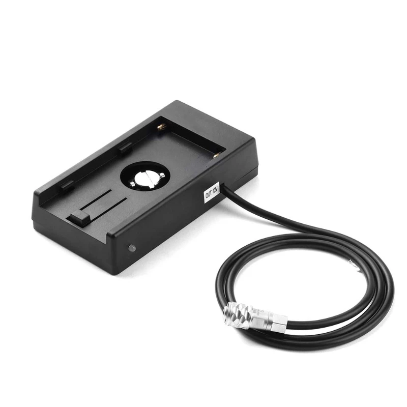 Адаптер пластины аккумулятора F970 для Weipu 2 pin 12 в кабель питания Blackmagic BMCC 4K Q81F |