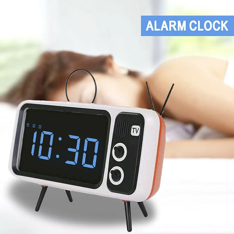 Портативная беспроводная стереоколонка в стиле ТВ ретро с поддержкой Bluetooth