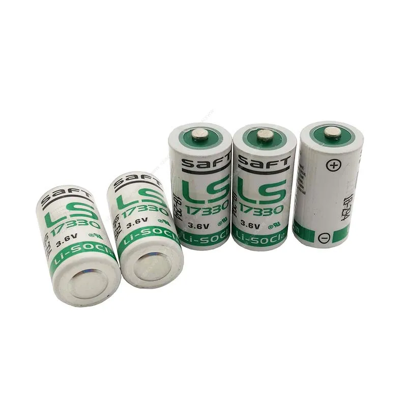 

4pcs/lot SAFT LS17330 3.6V 2/3A 2100mah Disposable Non-rechargeable PLC Batteries Cell for Detector Gas alarm lithium battery