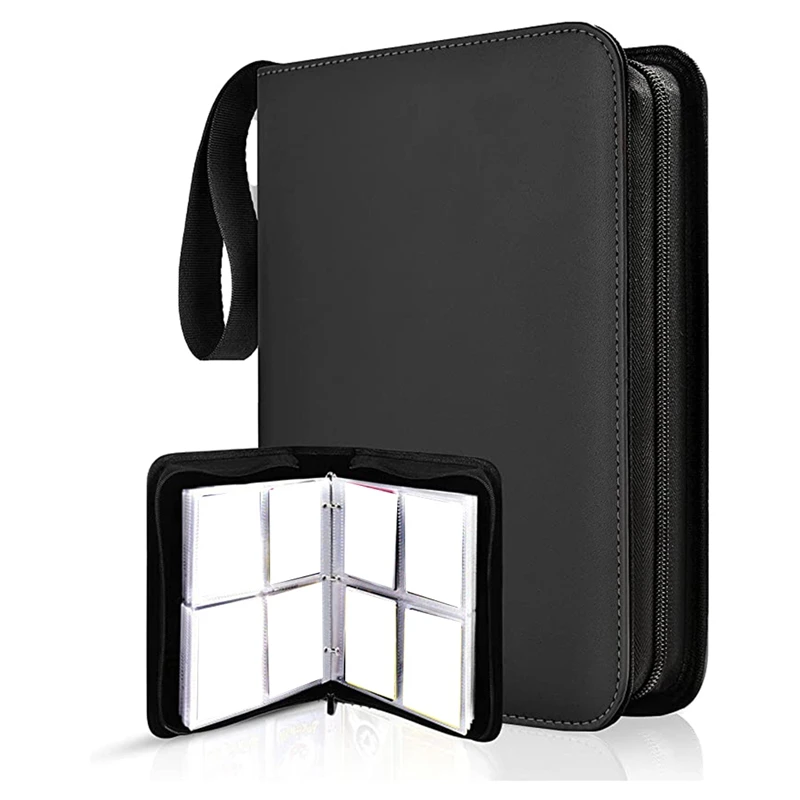 

400 Pocket Card Holder Carrying Case Compatible Trading Card Binder, Suitable for Baseball Card Holder, Sports Card