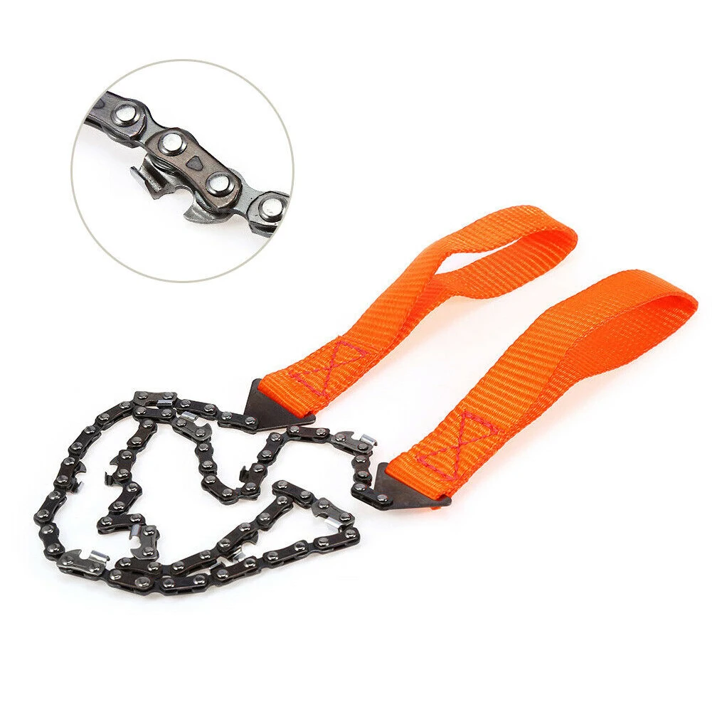 Chain Saw Pocket Tool String Hand Gear Emergency 24 Inch Portable Hacksaw Mountaineering Outdoor Survival Handle Camping