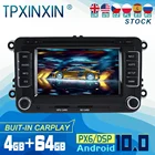 Автомагнитола для Volkswagen VW Passat CC golf6 GTI Android 10 Carplay, автомагнитола с GPS-навигацией, стерео, Wi-Fi, DSP, BT