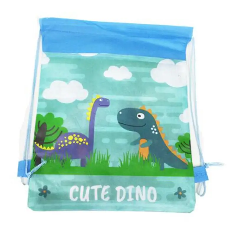 1 шт. сумки на шнурке с динозавром из мультфильма Детские рюкзаки обувь для