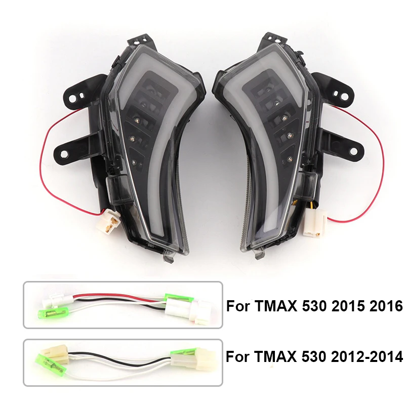 Для TMAX 530 светильник светодиодный сигнальный светильник для YAMAHA T-Max T Max Tmax 530 TMax530 2012 2013 задний тормозной фонарь