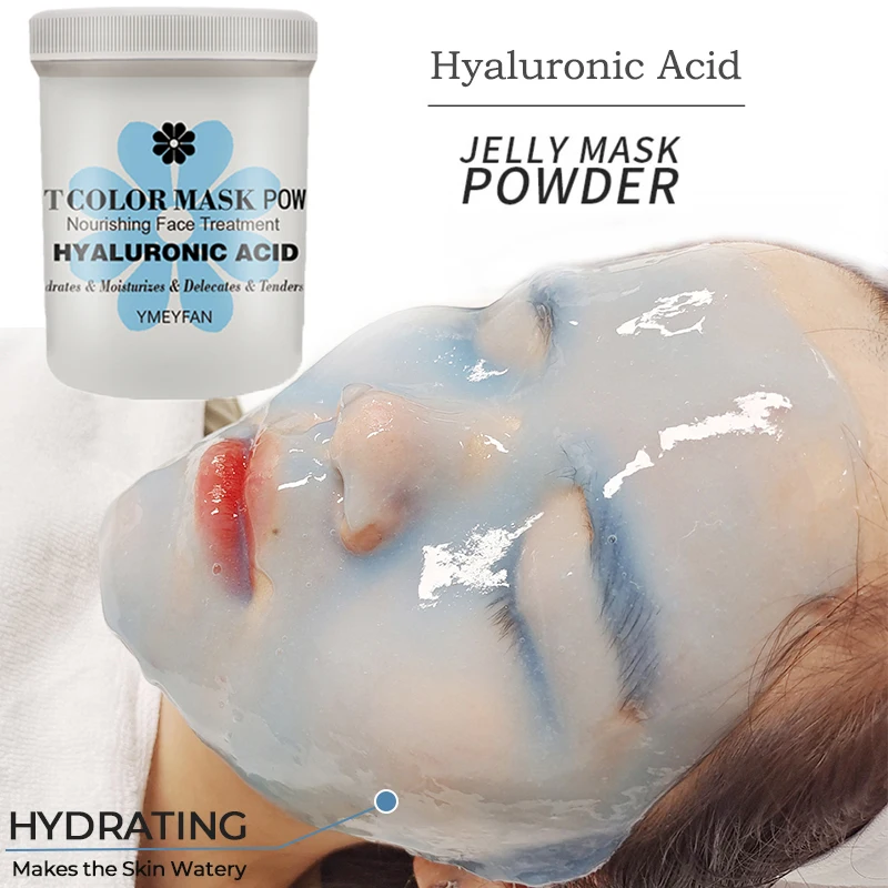 

Hyaluronic Acid Hydro Jelly Mask Powder Crystal Alginate Powder Mask Beauty Salon SPA Peel Off Modeling Soft Film Facial Mask