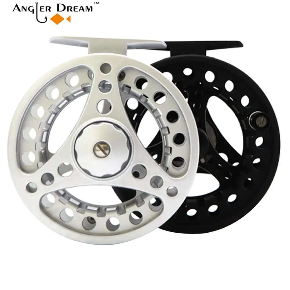 Рыболовная катушка ANGLER DREAM алюминиевая нахлыстовая 1/2 3/4 5/6 7/8WT черная