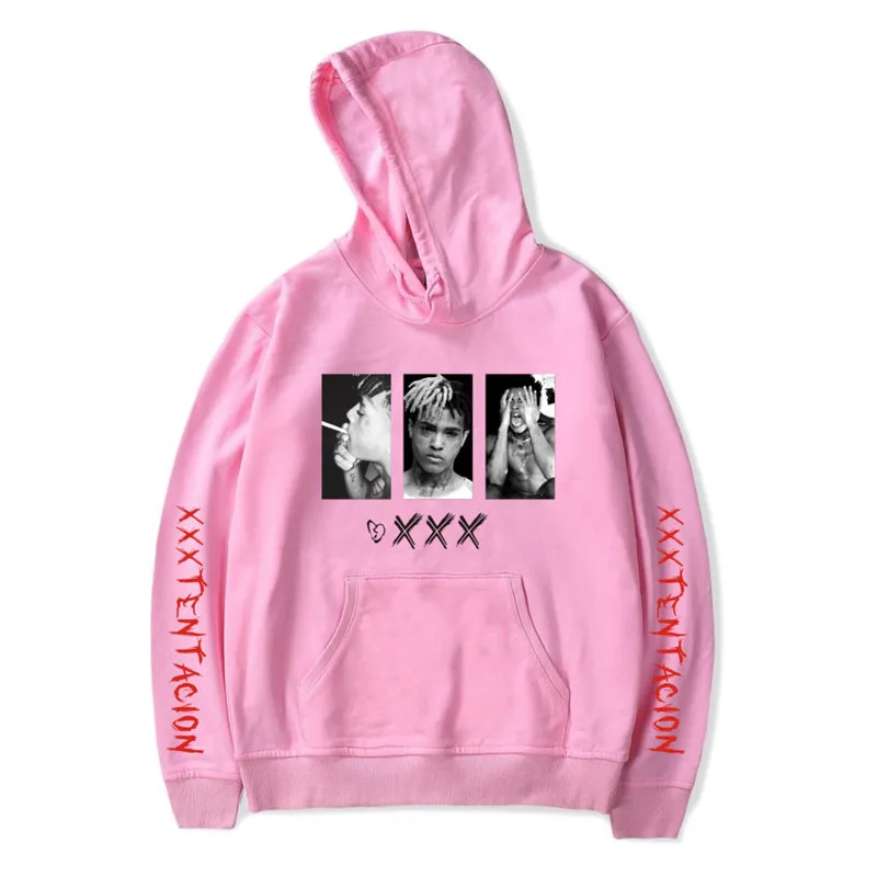 

2019 Trendy XXXTentacion Rapper Hooded Mens Hoodies and Sweatshirts Oversized for Autumn with Hip Hop Winter Hoodies Men Brand