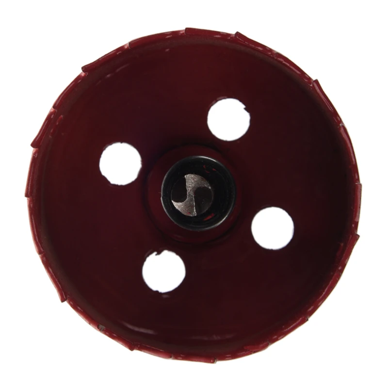 

Red 50mm Diameter Bimetal Hole Saw Wood Alloy Iron Cutter