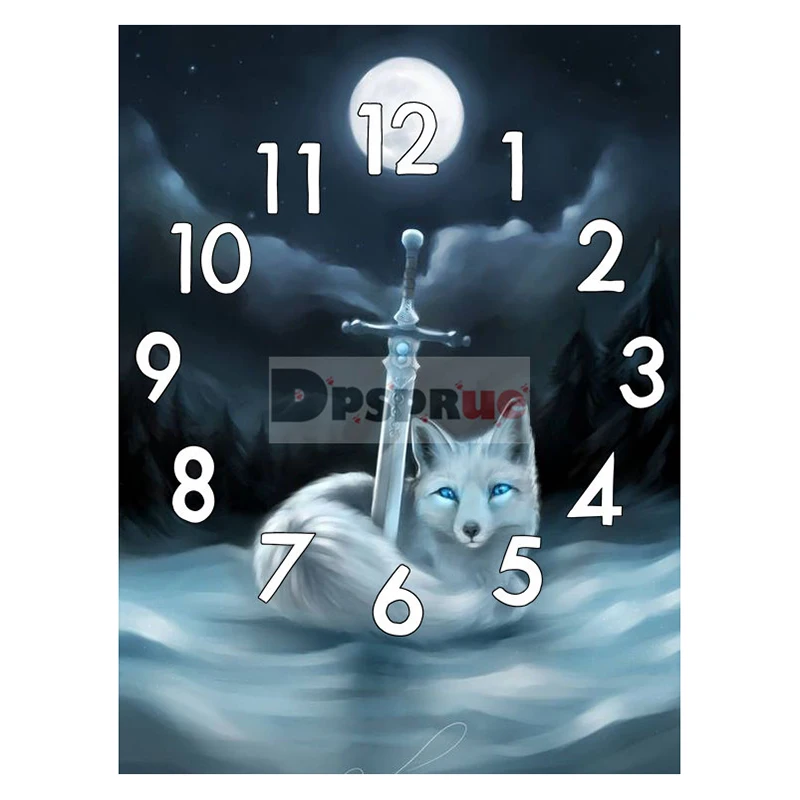 

Dpsprue 5D DIY Full Square Round Drill Diamond Painting Arctic Fox 3d Mosaic Diamant Embroidery Wedding Room Decoration