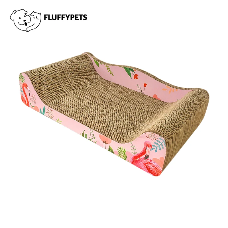 Когтеточка для кошек колодки с органическими кошачья мята гофрированный