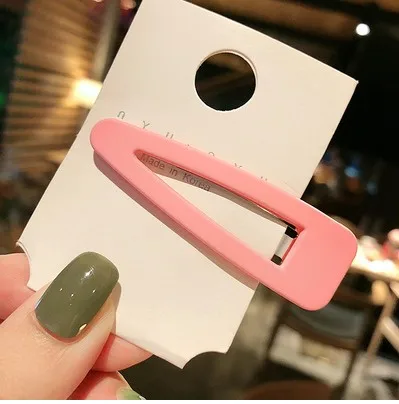 5pcs pink square 5 шт./компл. милые Цвет девушка зажим для волос, лента для волос заколка для волос обруч для волос, заколка для волос аксессуары Красота Инструменты для укладки волос новое поступление - Цвет: 5pcs pink square
