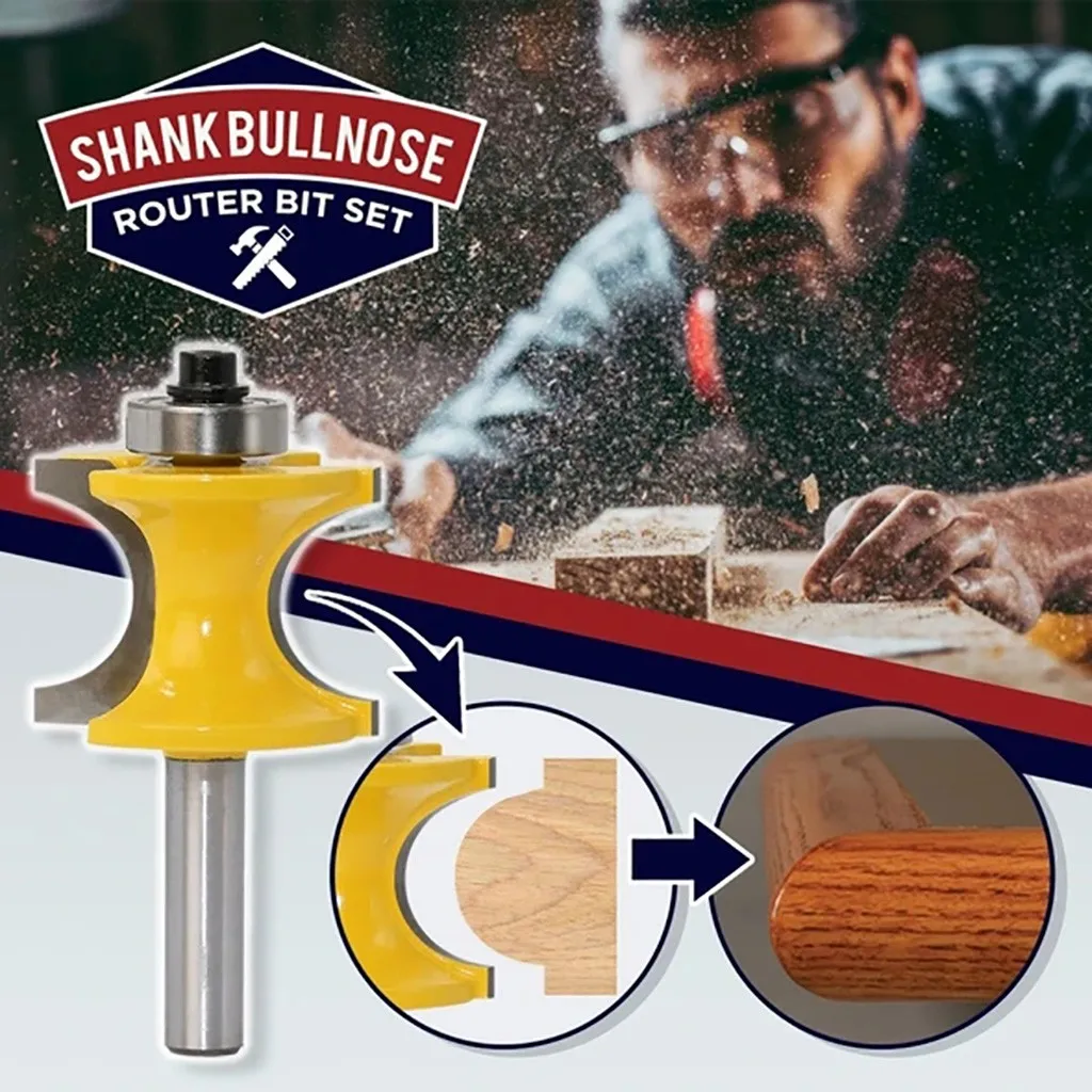 Хвостовик Bullnose колонка бисера лицевая формовочная фреза для