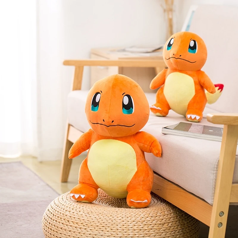 

Big Size Charmander Plush Doll Dragon dinosaur Pokemoned Stuffed Toy Squirtle Bulbasaur Pikachued birthday present Gift