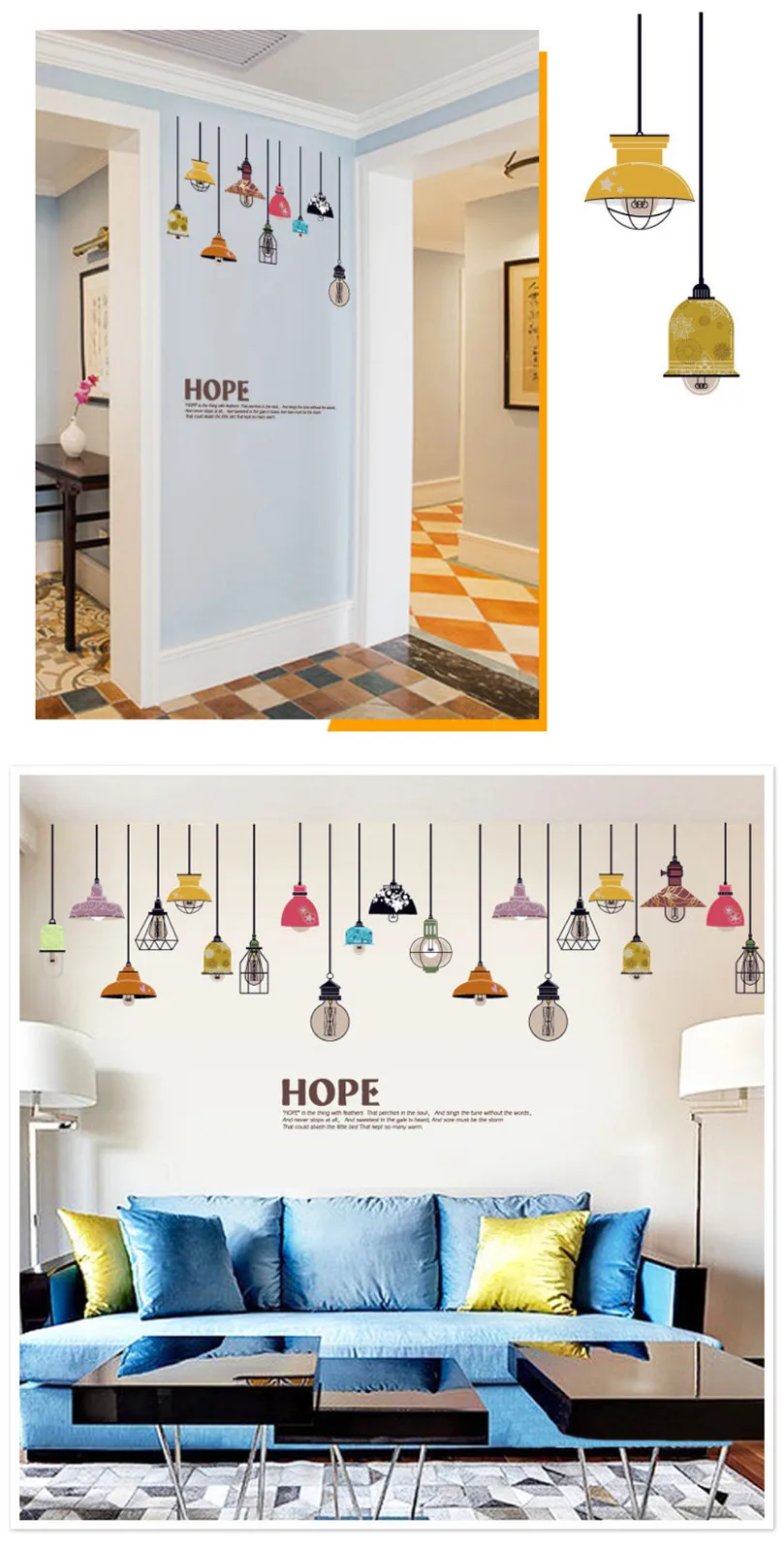 Съемные Наклейки на стены Мультяшные наклейки окна для детской комнаты декор