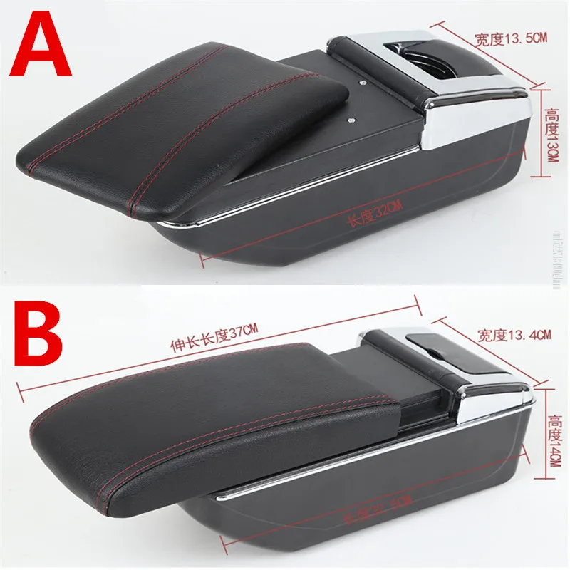 Автомобильная подлокотничка для LADA Granta с USB-подсветкой.