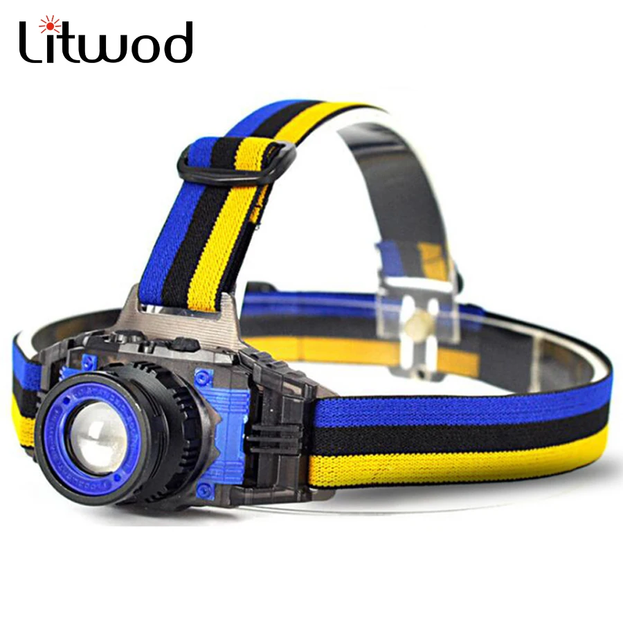 XP G Q5 высококачественный светодиодный налобный фонарь со встроенной батареей