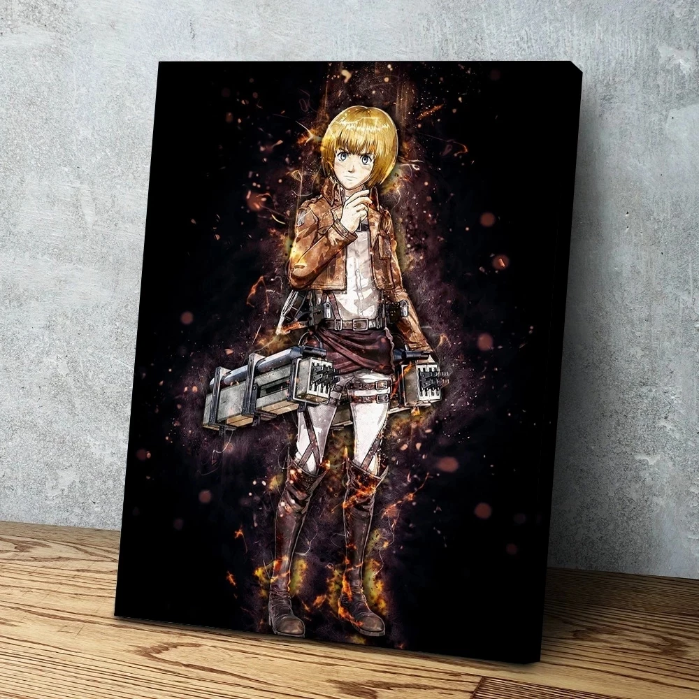 

Attack On Titan Canvas Painting Home Decor Hd Printed Janpan Anime Arlert Poster Modern Wall Art Pictures Living Room Modular