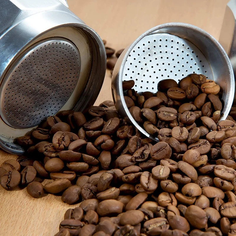 

for Moka Coffee Machine Replacement Funnel Kits Compatible with Moka Express,1 Stainless Steel Replacement Funnel(9-Cup)