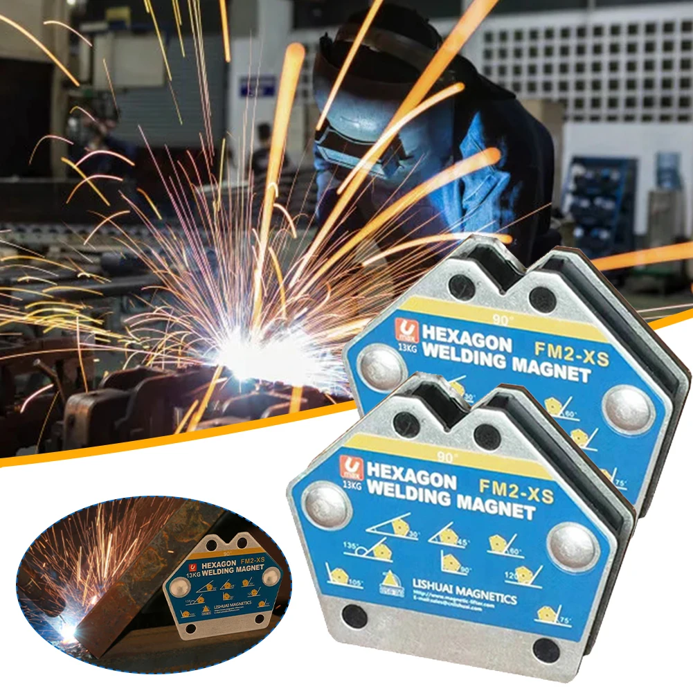 

2/4pcs Magnetic Welding Holders Multi-angle Solder Arrow Magnet Weld Fixer Positioner Ferrite Holding Auxiliary Locator Tools