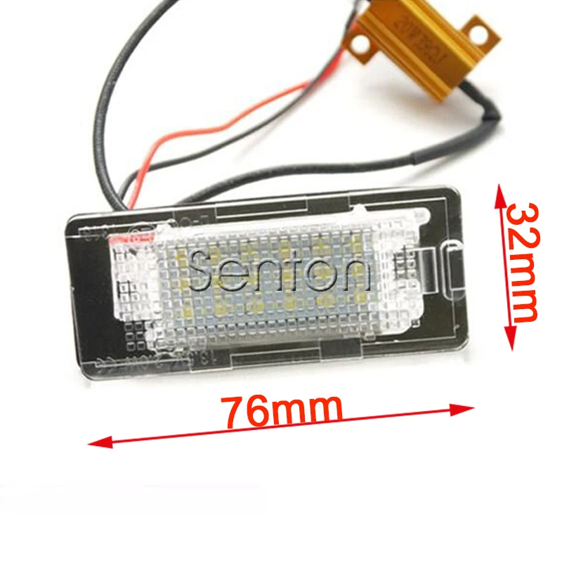 1 пара Автомобильный светодиодный номерной знак светильник 12V SMD LED лампы для VW Passat