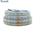 Светодиодная лента DC24V 5050 RGBW 60 светодиодовм RGB + теплый белый или холодный белый светильник 5 м 12 мм Печатная плата IP20IP65 водонепроницаемая