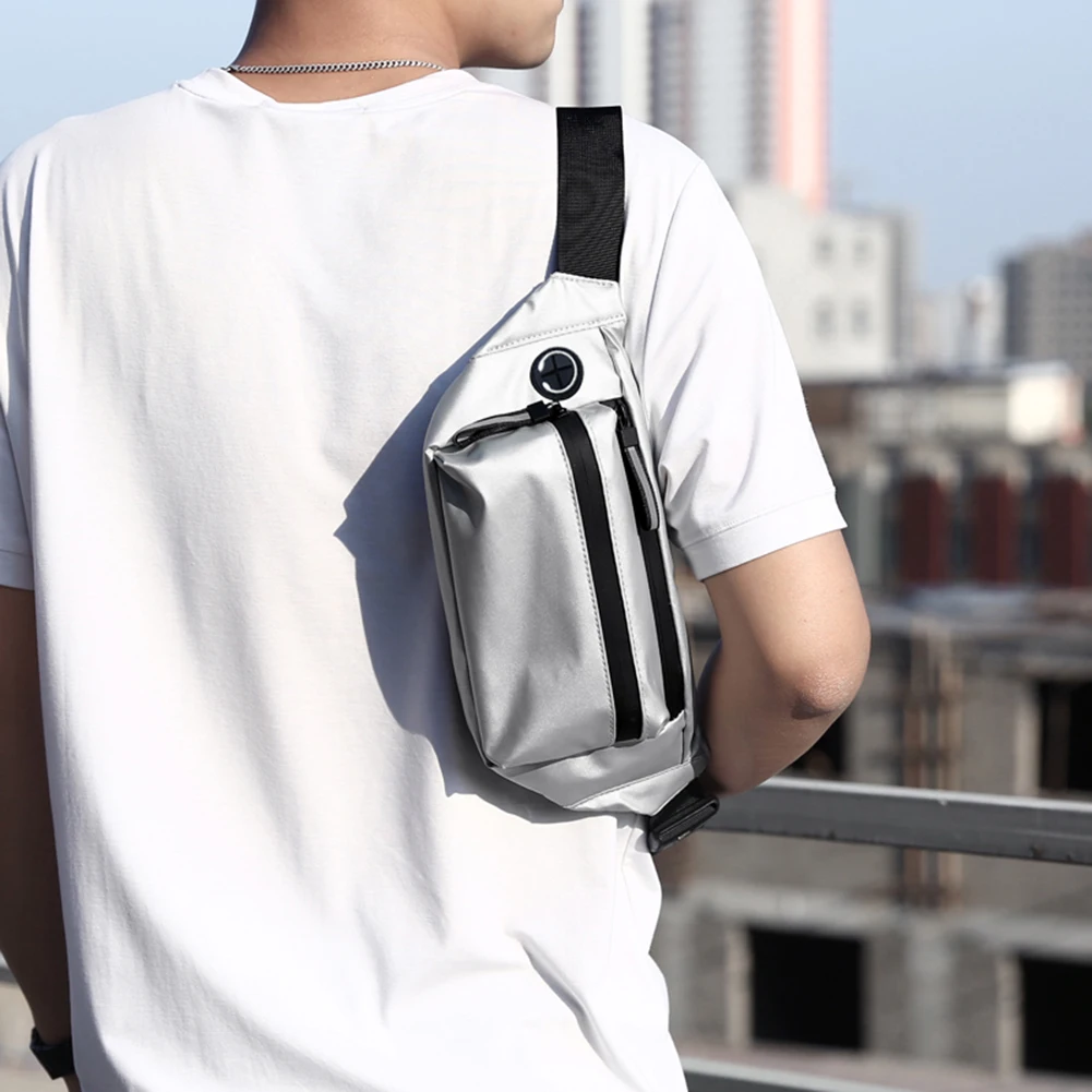 

Водонепроницаемый, мужской, женский, Повседневный, элегантный, легкий, светоотражающий, на молнии, для улицы, Повседневный, поясной, нагрудн...