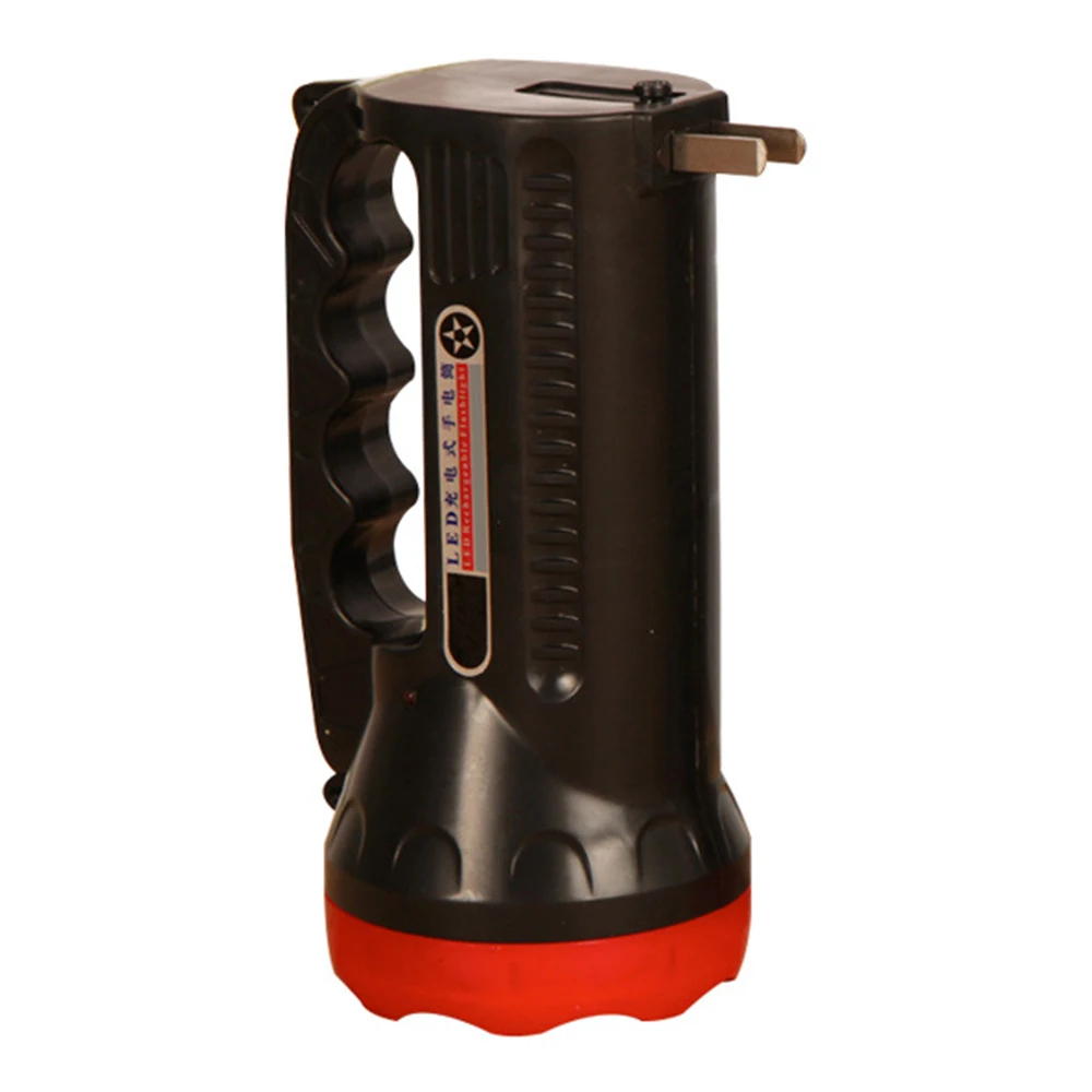 

LED Flashlight Battery High Light Searchlight Hand Handshake Lantern 1000 Ma Lamp Holder Gear Camping Charging
