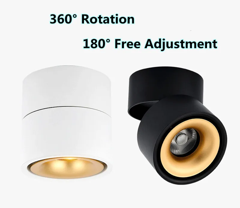 Потолочные светильники с регулируемой яркостью Поверхностные светодиодные