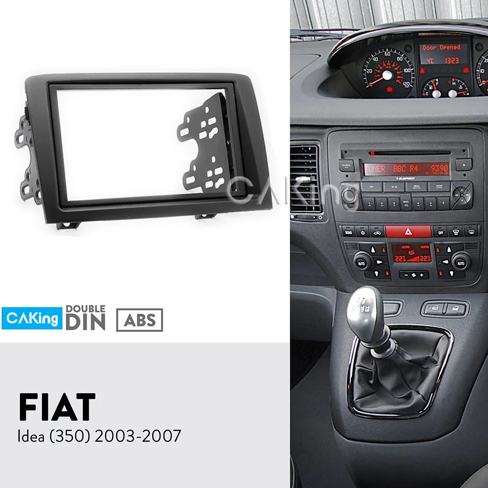 Двойная Din Автомобильная радиопанель Fascia Для 2003 2007 FIAT Idea (350) комплект фитингов для