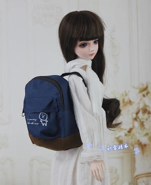 1/4 1/3 BJD аксессуары Кукольный рюкзак сумка для BJD/SD MSD SD13 случайный цвет, не включая куклу, обувь, парик, одежду и другие E2512