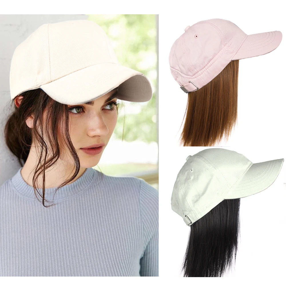 Синтетическая бейсбольная кепка со звездами короткие волосы 8 дюймов Женская