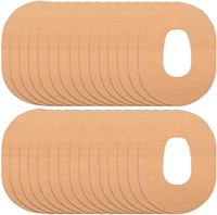 50 pieces adhesive patches compatible with dexcom g6 shower waterproof patch pre cut sweatproof tape continuous monitor beige