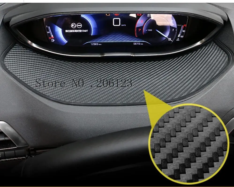 1 шт. Противоскользящий коврик для салона инструмент Peugeot 2016 2017 3008 GT / 5008