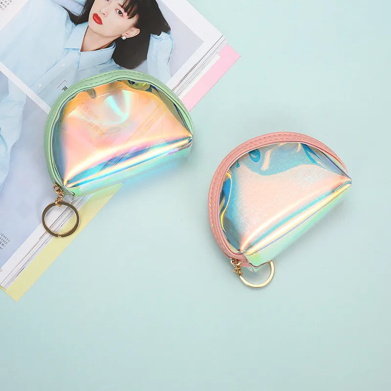 VOGVIGO прозрачные кошельки для мелочи лазерная оболочка мини-сумка женщин ПВХ