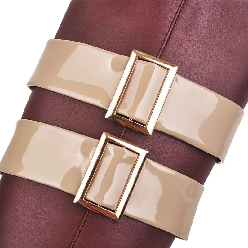 

ASUMER big size 34-43 fashion knee high boots women round toe zip autumn winter boots mixed colors ladies prom boots 2020 new