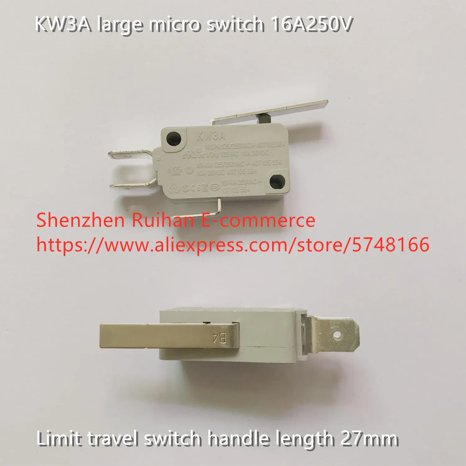Оригинальный новый 100% KW3A большой микро-переключатель 16A250V концевой