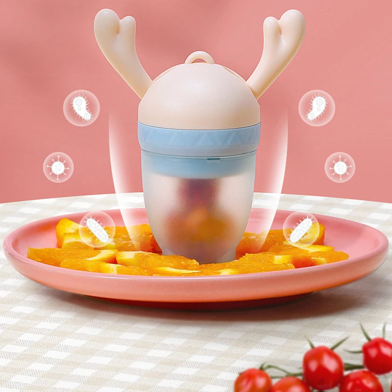 TYY Baby Nipple Cute Cartton Deer Fresh Food Nibbler Infant Nipples Soother Toddler Kids Pacifier Feeder Fruits Feeding