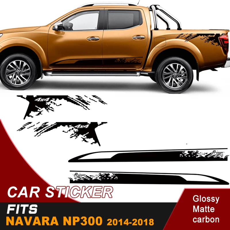 Наклейки для автомобиля 4 шт. боковая дверь задний багажник крутая полоска акулы