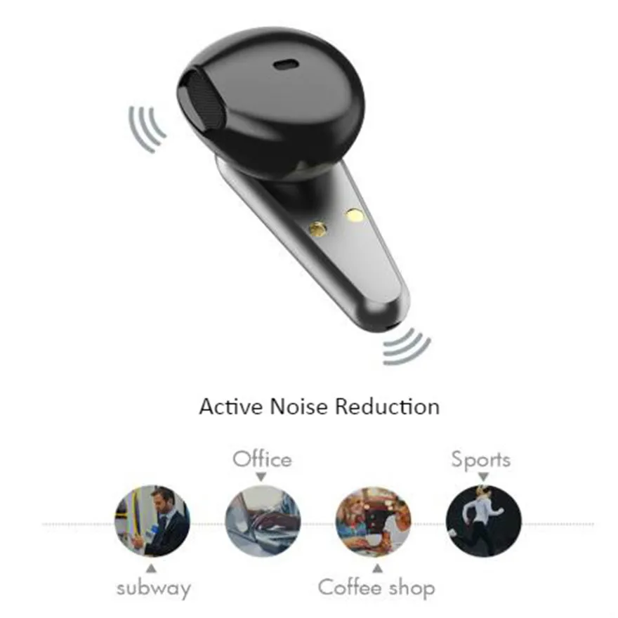 Hi-Fi наушники-вкладыши Tws True Беспроводной наушники Водонепроницаемый Bluetooth 5 0