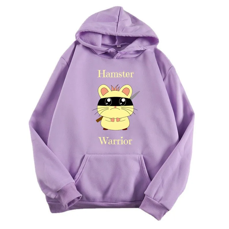 

Women Hoodies Sweater Cute Hamster Warrior Sweatshirts Anime Hoodie Anime Clothes For Teens Women Harajuku Hoody Dropshipping