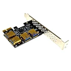 Горячая PCIE PCI-E PCI Express Riser Card 1x до 16x1 до 4 USB 3,0 слот мультипликатор Hub